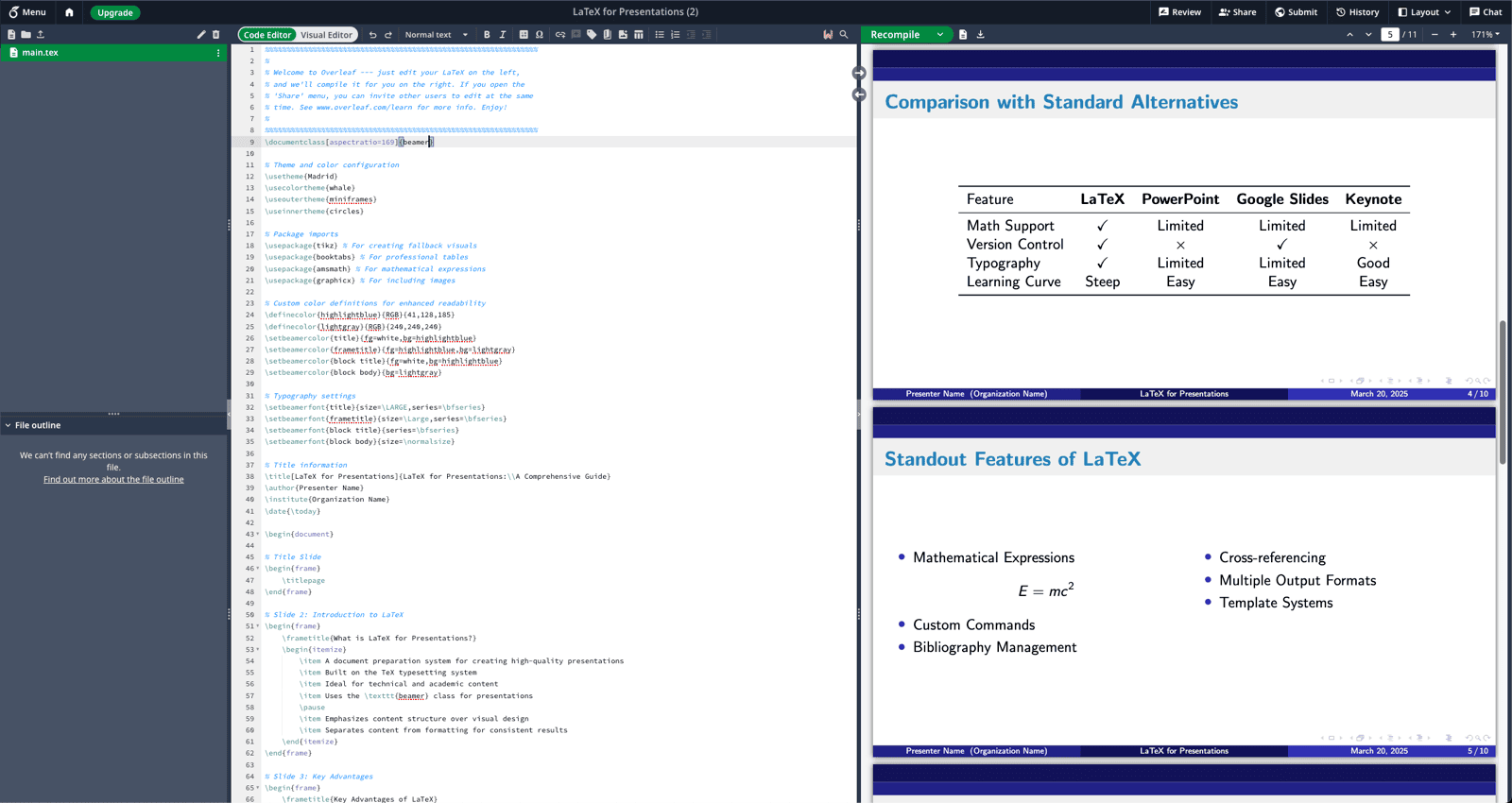Overleaf