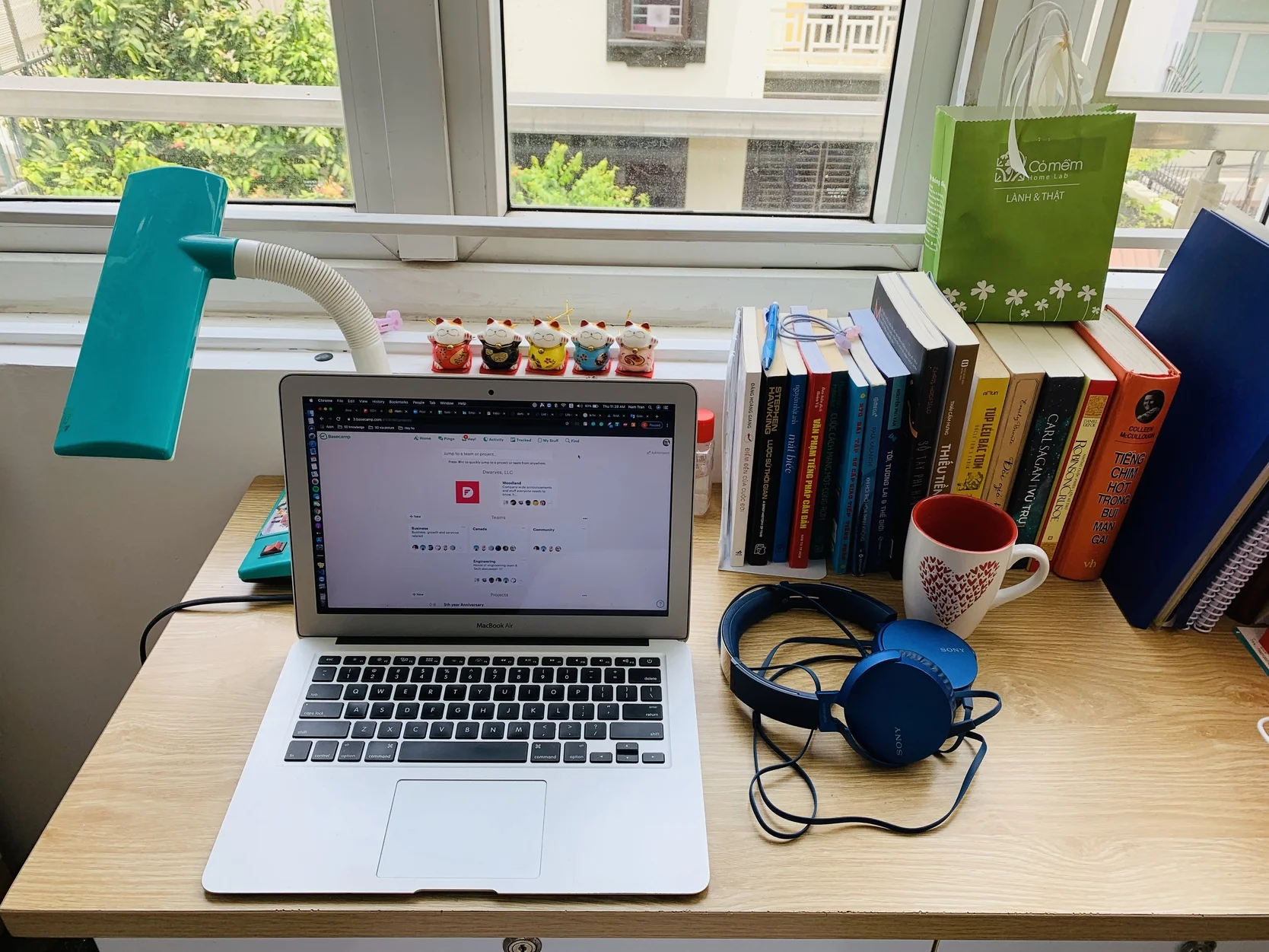 Nam Tran's - her desk is just a few steps from our office only!
