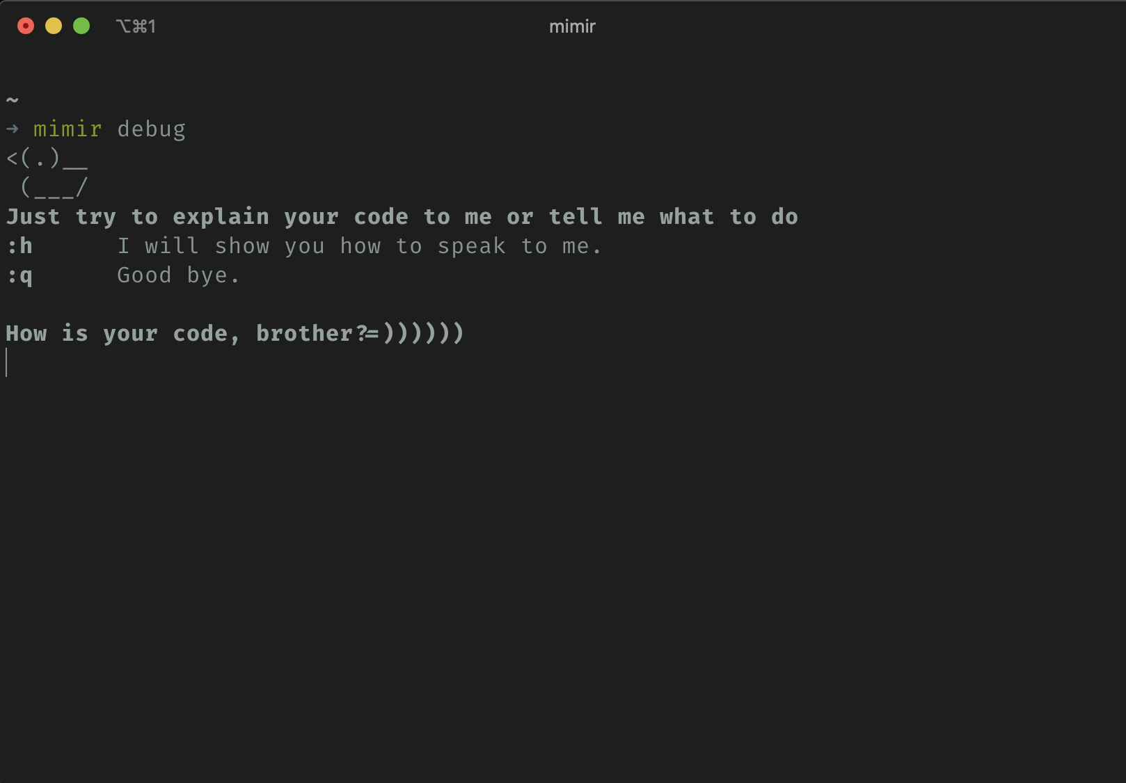 debug