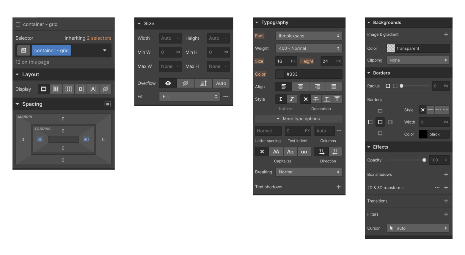 toolbar